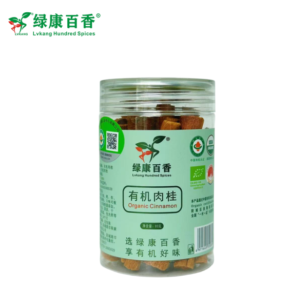 80克瓶装有机肉桂粉 - 烘焙烹饪调味佳品 - 防城港绿康 - front/product.image 2