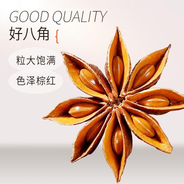 LvKang Spice: Bulk Triple Certified Organic Star Anise - Guangxi - front/product.image 2