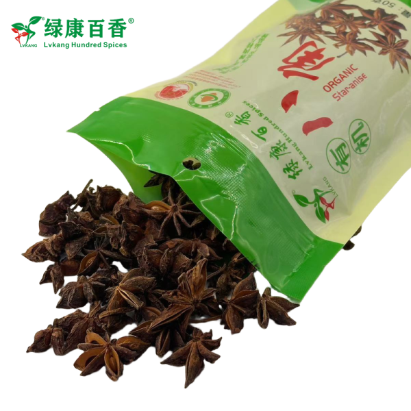 50g Pouch Organic Star Anise for Stews & Braising - LvKang - front/product.image 5